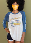Vintage 1982 Paper Thin NHRA Drag Race Raglan