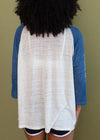 Vintage 1982 Paper Thin NHRA Drag Race Raglan