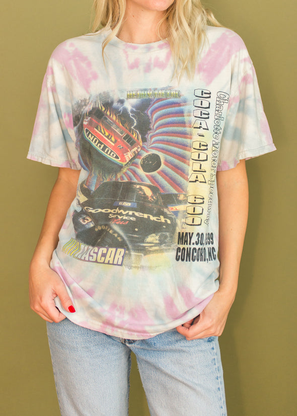 Vintage 1999 Tie-Dye NASCAR Tee