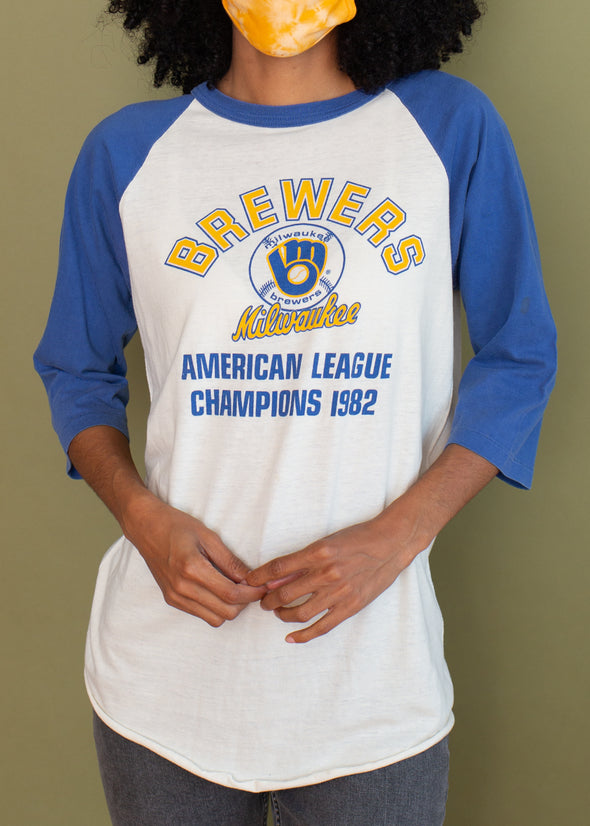 Vintage 1982 Milwaukee Brewers Baseball Tee