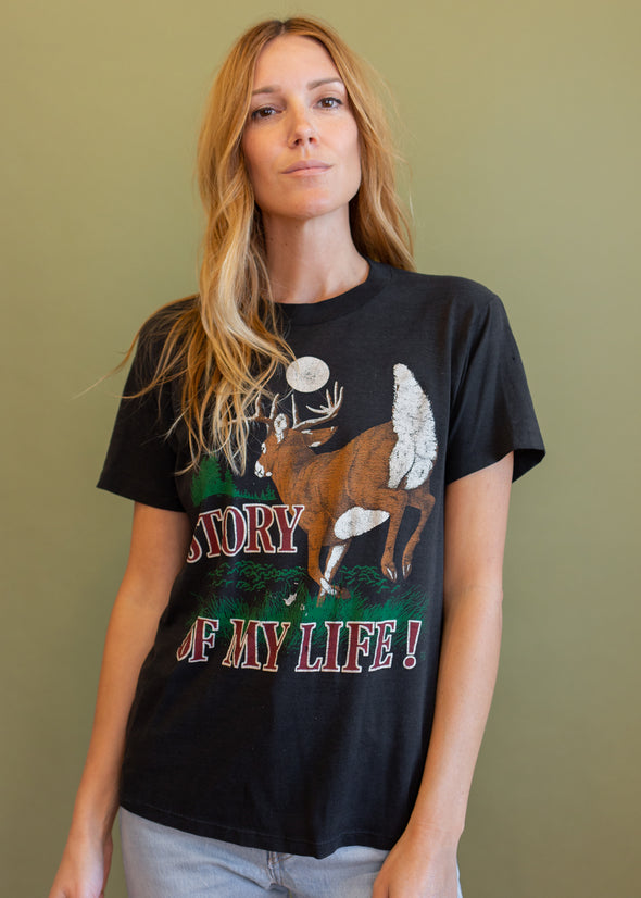 Vintage 1980s Story of My Life Tee