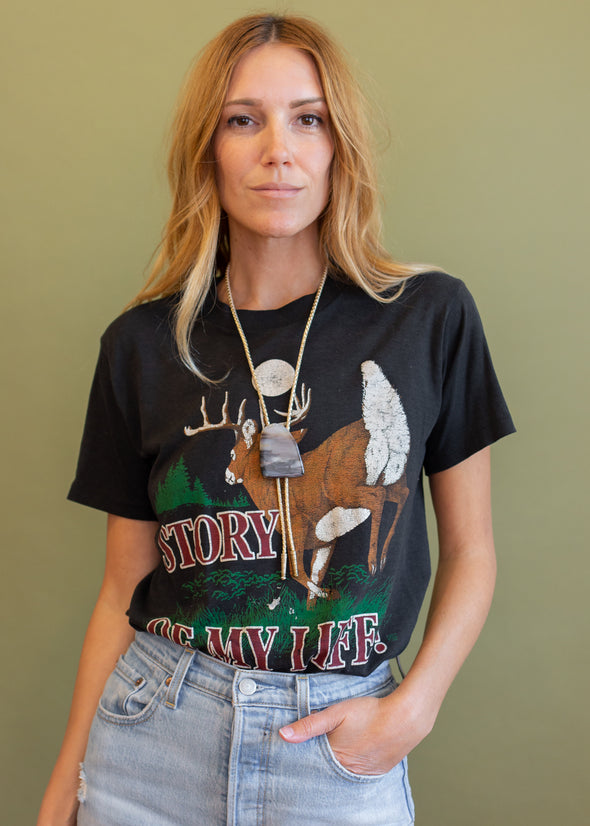 Vintage 1980s Story of My Life Tee