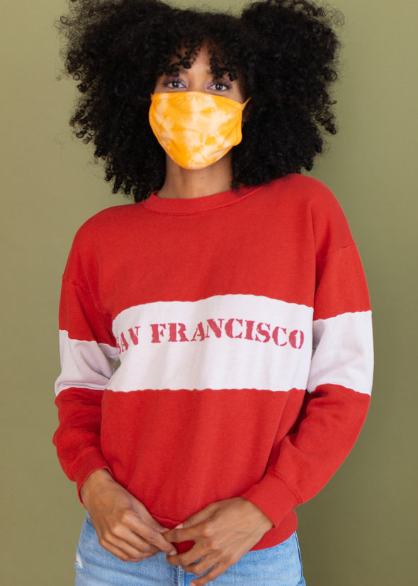 Vintage 80s/90s San Fran Color Block Sweatshirt