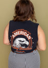Vintage 90s Harley American and Proud Cropped Tank