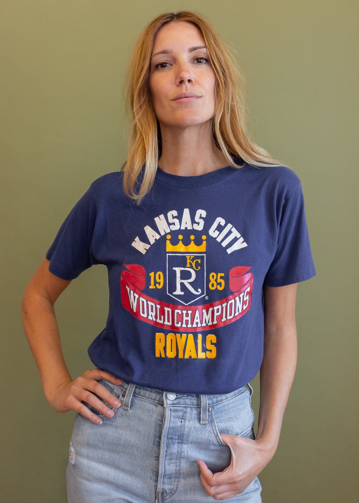 Vintage 1985 Kansas City Royals Tee – Electric West