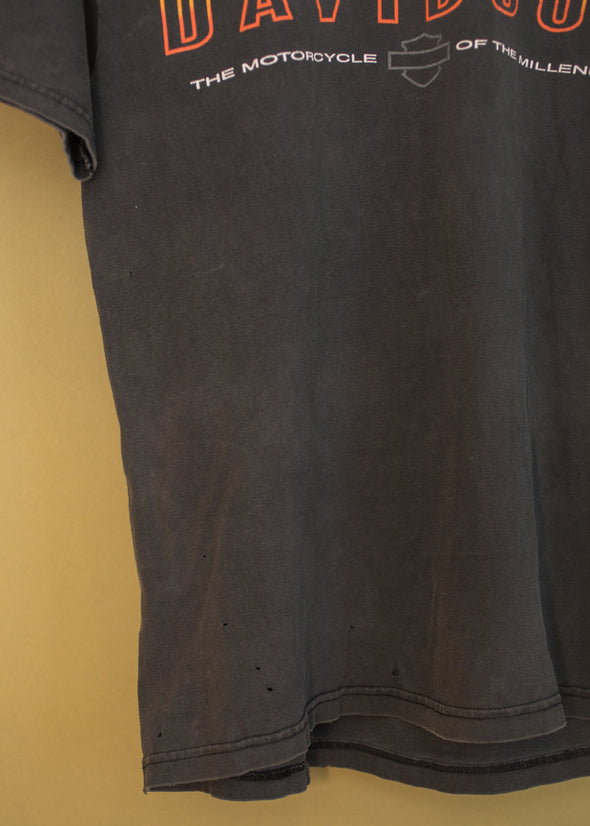 Vintage Y2k Grungy Harley Tee