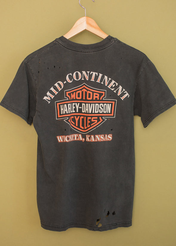 Vintage Y2k Grungy Harley Tee
