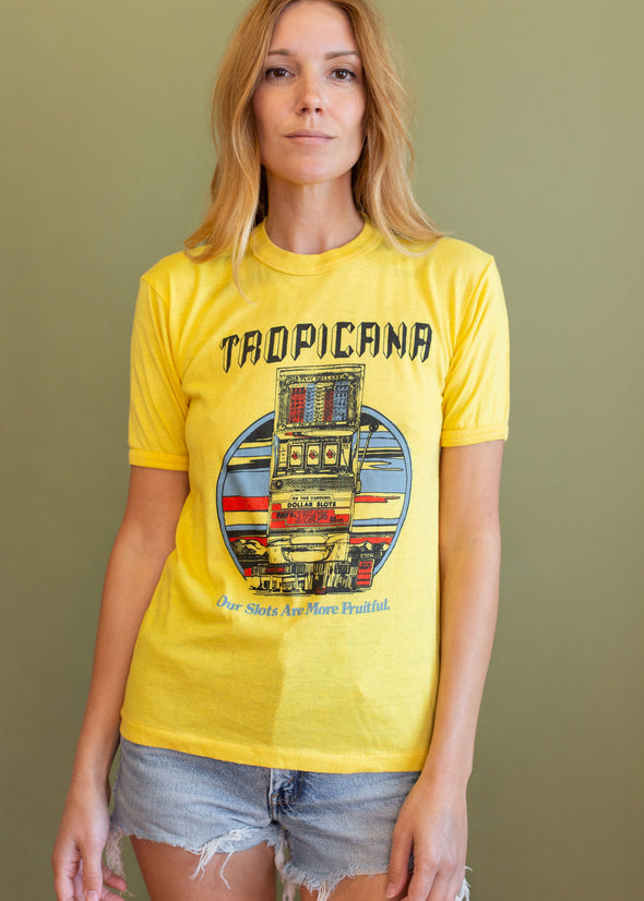 Vintage 1980s Soft and Thin Tropicana Tee