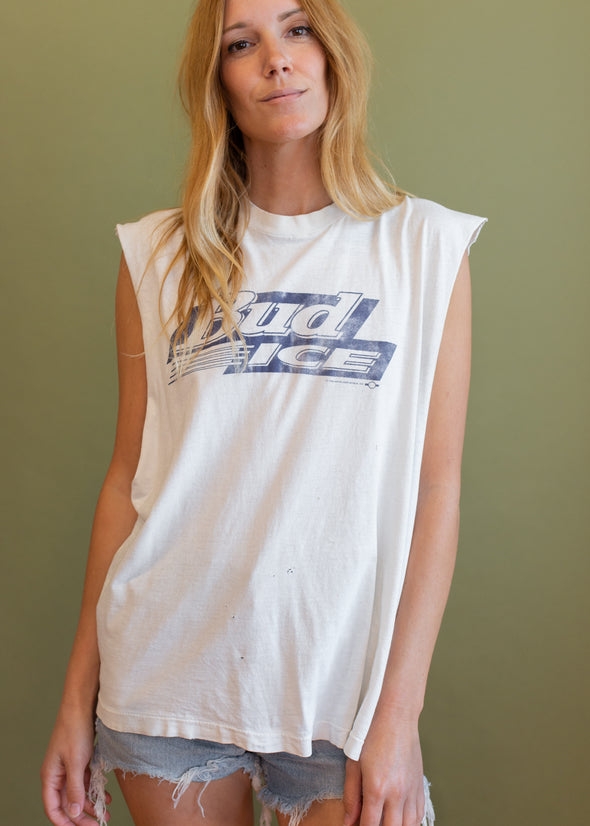 Vintage 1996 Grungy Bud Tank