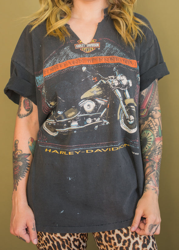 Vintage 90s Harley Heritage of Freedom Tee