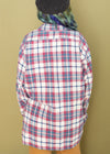 Vintage 90s Cool Tone Plaid Flannel