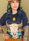 Vintage 90s Southwestern Skull Tee