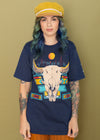 Vintage 90s Southwestern Skull Tee
