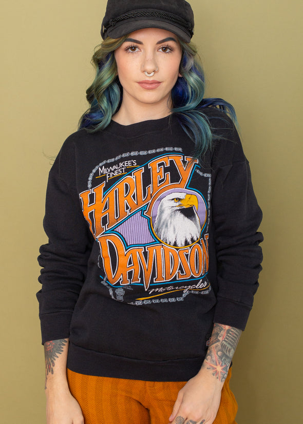Vintage 1989 Harley Eagle Sweatshirt