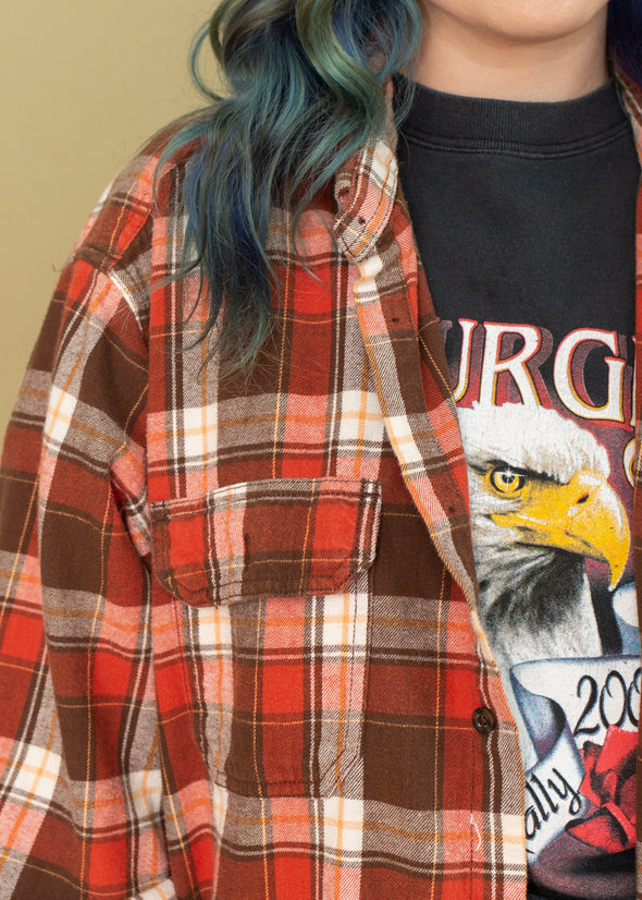 Vintage 90s Warm Tone Flannel