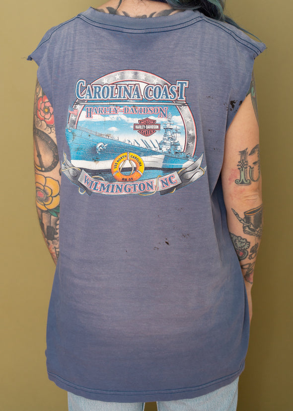 Vintage 90s Faded Grungy Harley Tank