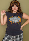 Vintage 90s Harley Flame Tank