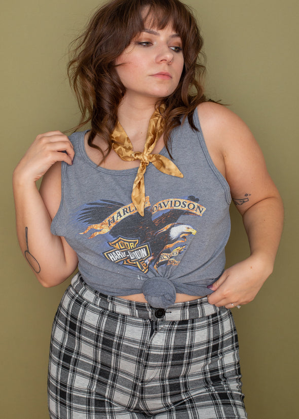 Vintage 90s Grey Harley Tank