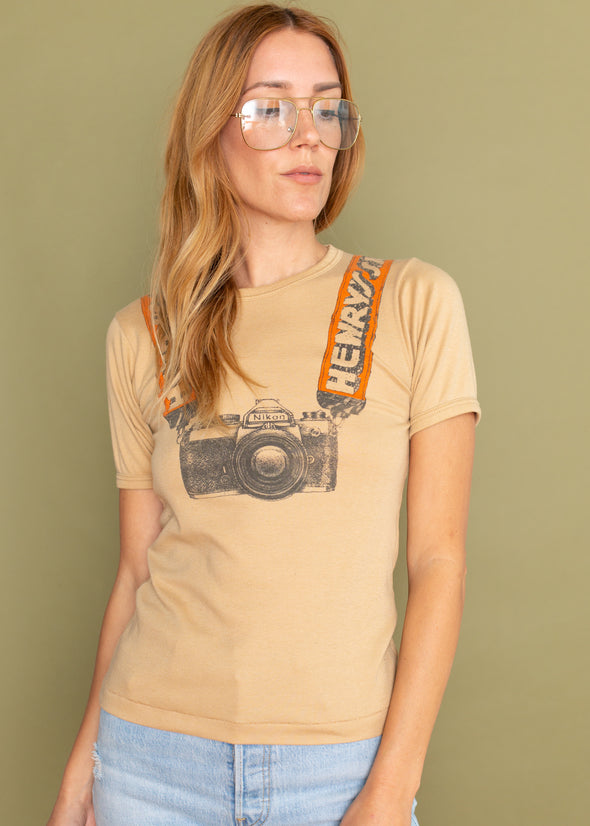 Vintage 1970s Nikon Tee