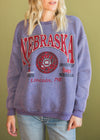 Vintage Nebraska Acid Washed Sweatshirt