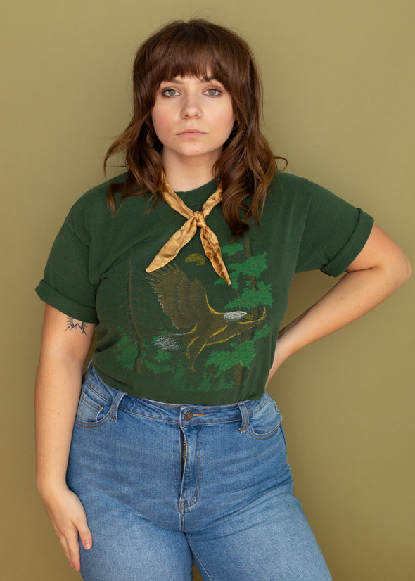 Vintage 90s Faded Eagle Tee