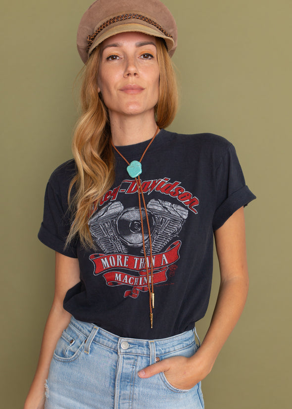 Vintage 1984 More Than a Machine Harley Tee