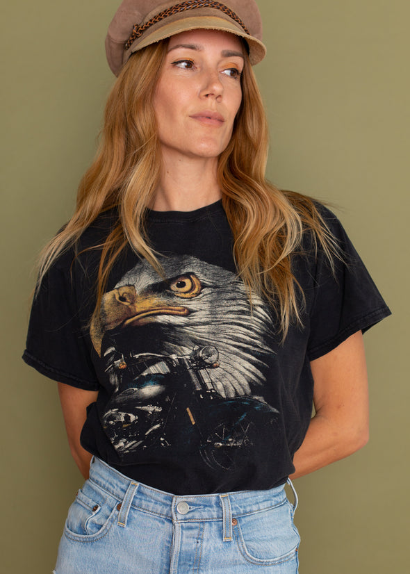 Vintage 90s Eagle Biker Tee