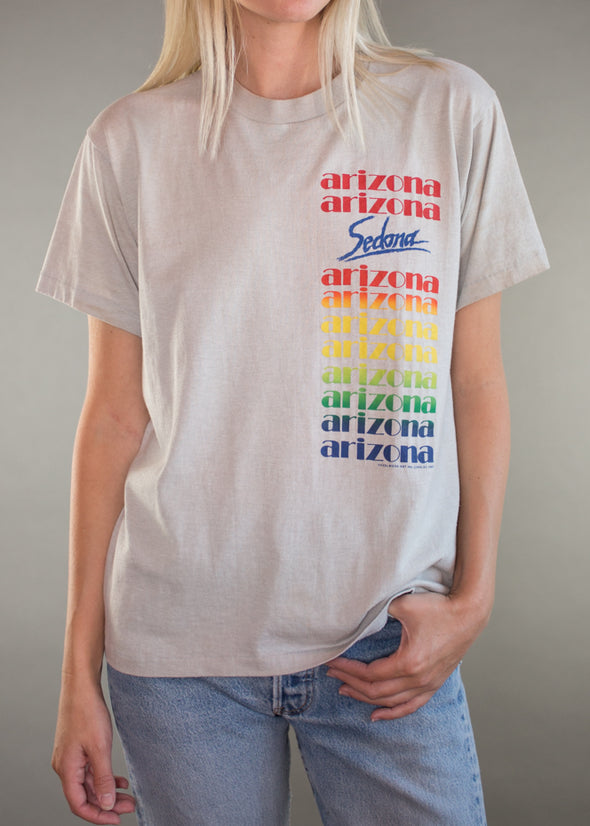 Vintage 1985 Rainbow Sedona Arizona Tee