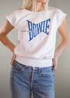 Vintage David Bowie Short Sleeve Sweatshirt