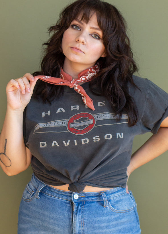 Vintage 90s Faded Harley Tee
