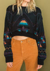 Vintage Reworked Cropped Sweater