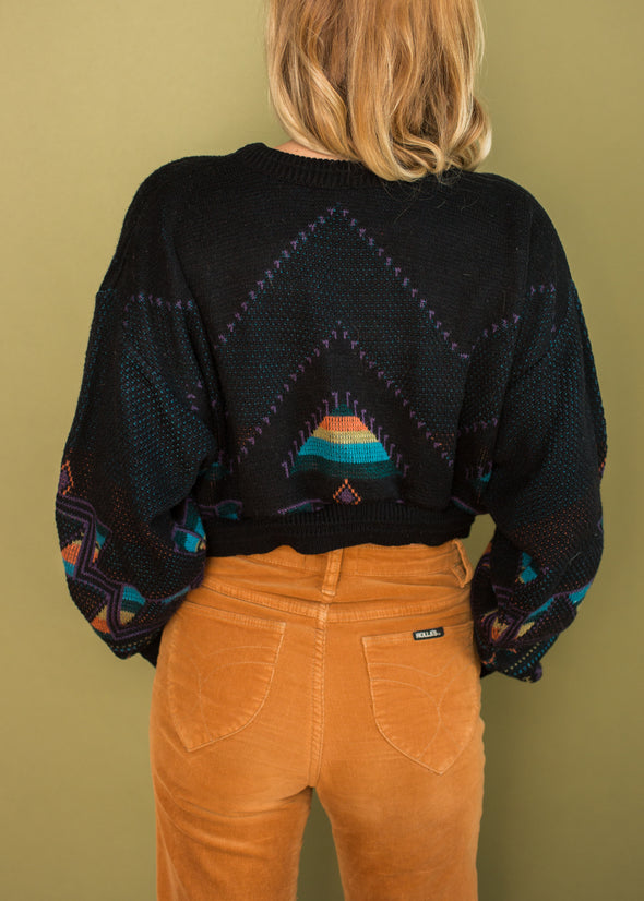 Vintage Reworked Cropped Sweater