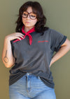 Vintage 90s Grungy Faded Snap-On Tee
