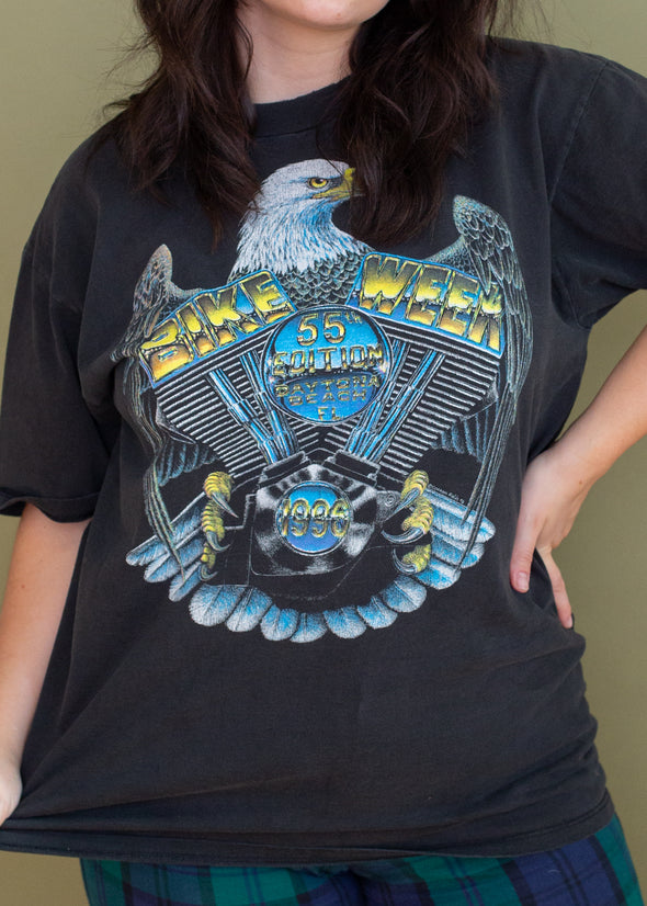 Vintage 1996 Bike Week Eagle Tee