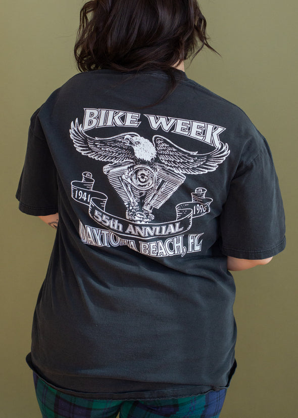Vintage 1996 Bike Week Eagle Tee
