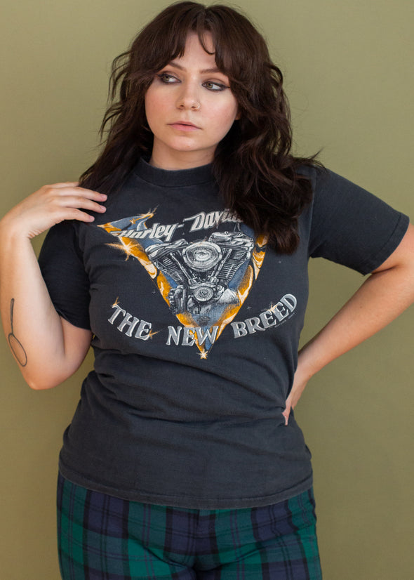 Vintage 80s/90s Harley New Breed Tee