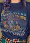 Vintage 1991 Paper Thin Daytona Bike Week Tee