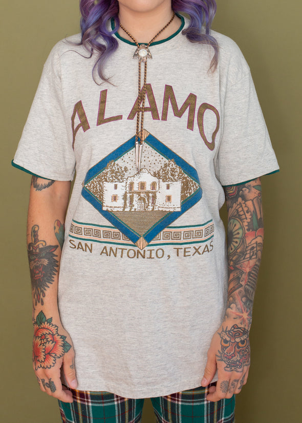 Vintage 90s Alamo Two Tone Tee