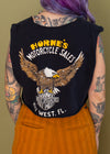 Vintage 90s Harley Cropped Pocket Tank