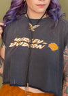 Vintage 1999 Faded Cropped Harley Tank