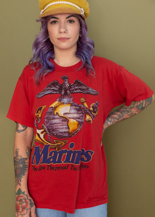 Vintage 1993 Paper Thin Marines Tee