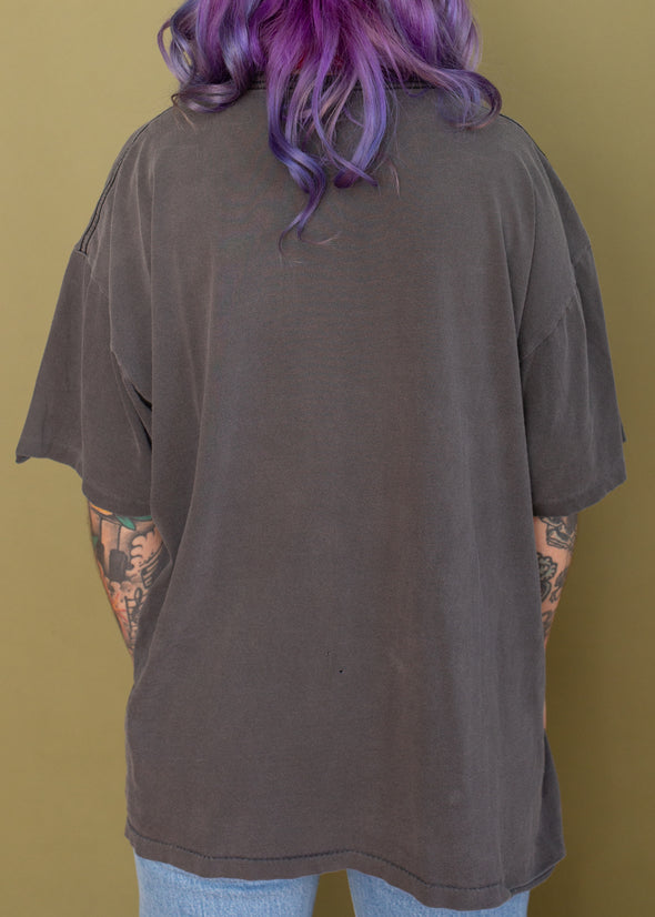 Vintage 1997 Grungy American Bald Eagle Tee