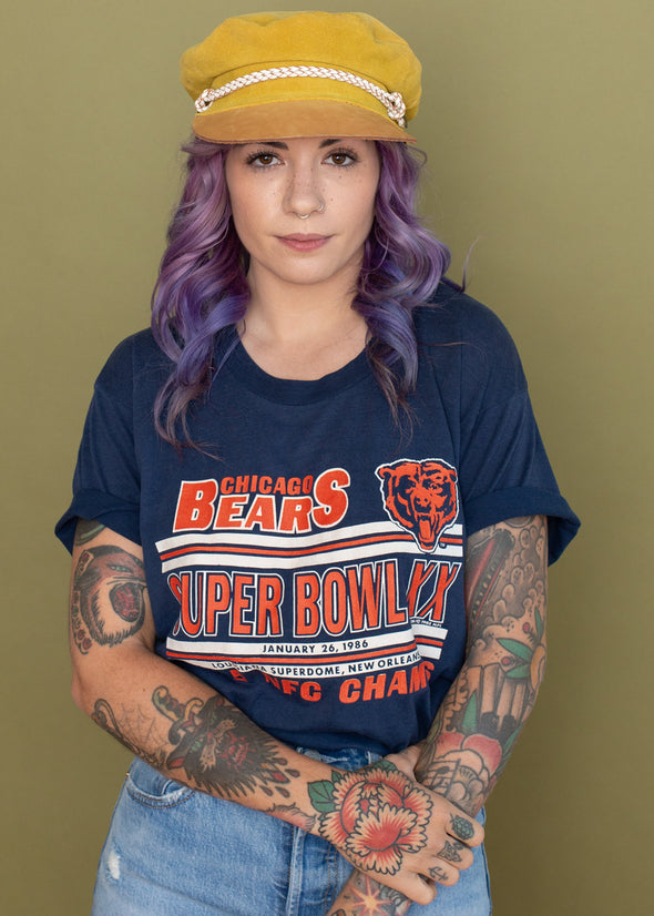 Vintage 80s Chicago Bears Super Bowl Tee