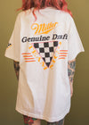 Vintage 90s Miller Pit Crew Pocket Tee