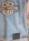 Vintage 90s Harley Denim Vest