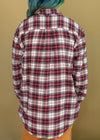 Vintage Soft Red Plaid Flannel