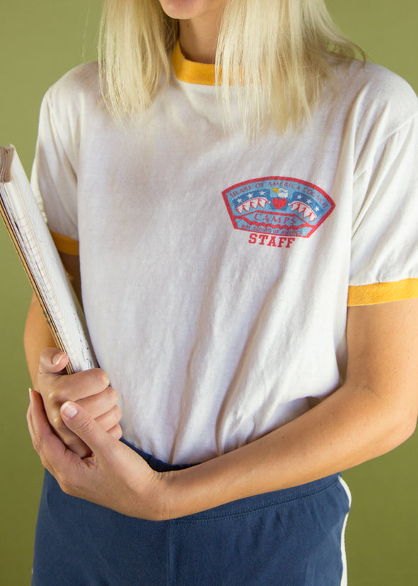 Vintage Camp Staff Ringer Tee