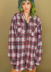 Vintage 90s Long Fit Flannel