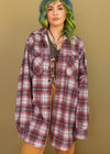 Vintage 90s Long Fit Flannel