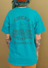 Vintage 1992 Teal Harley Tee